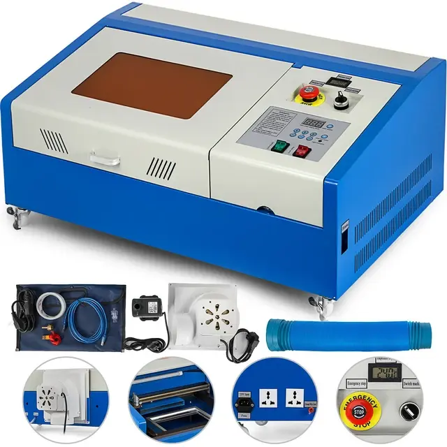 VEVOR K40 Laser Engraver CO2 Laser Engraving Cutting Machine 12x8 inches Laser Engraving Machine